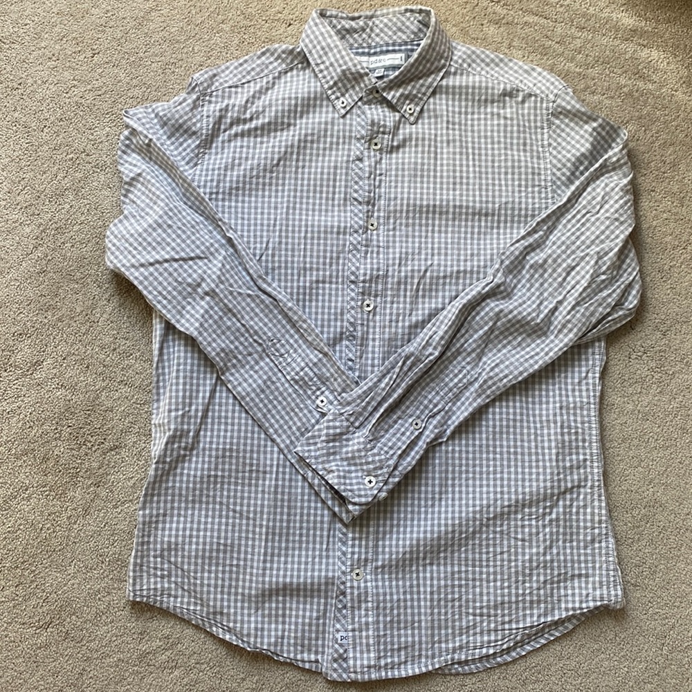 Men’s pd&c Button Down Shirt